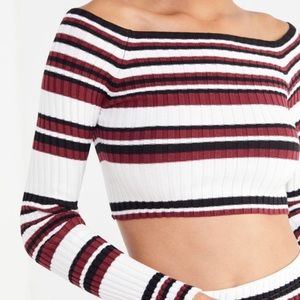 Urban Outfitters Off the Shoulder Crop Top